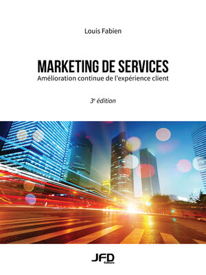 cover image of Marketing de services, 3e édition